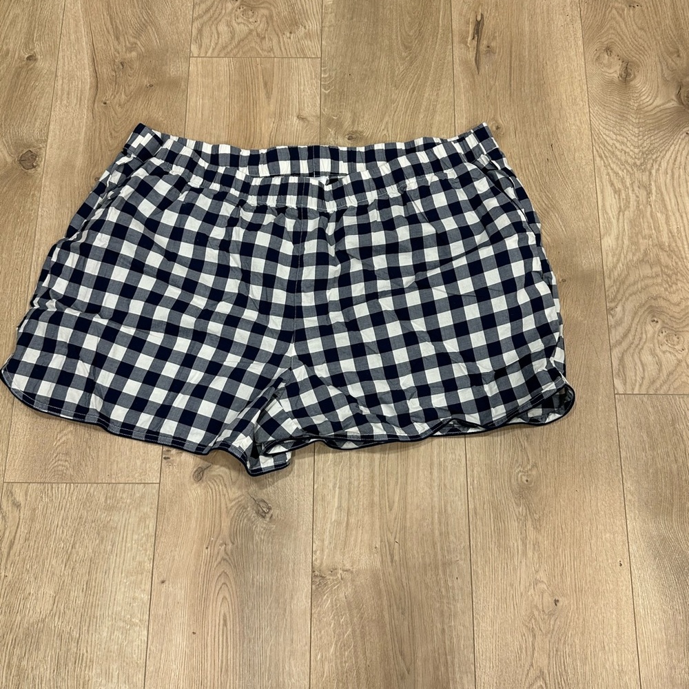 Checkered Draper James x Lands End Women's Pajama Shorts